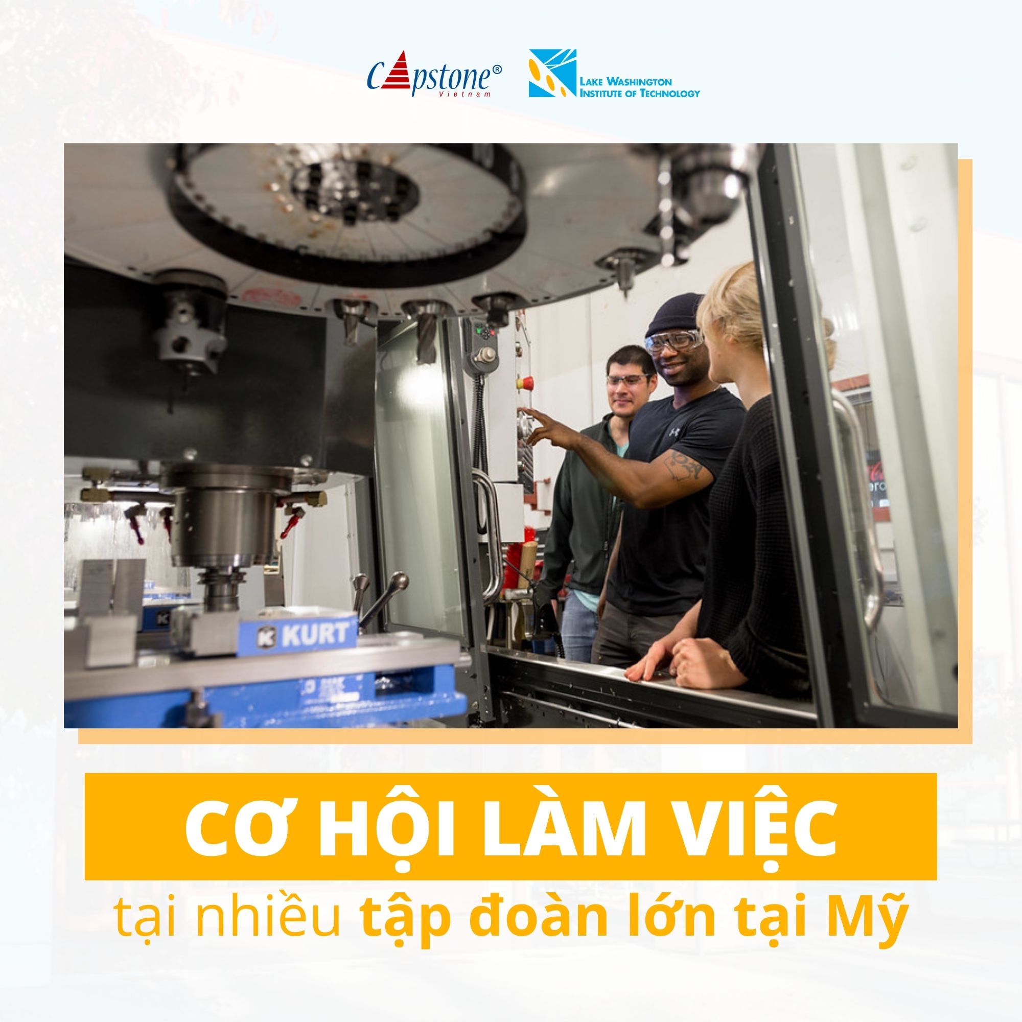 Du học Mỹ không khó với HỌC VIỆN CÔNG NGHỆ LAKE WASHINGTON