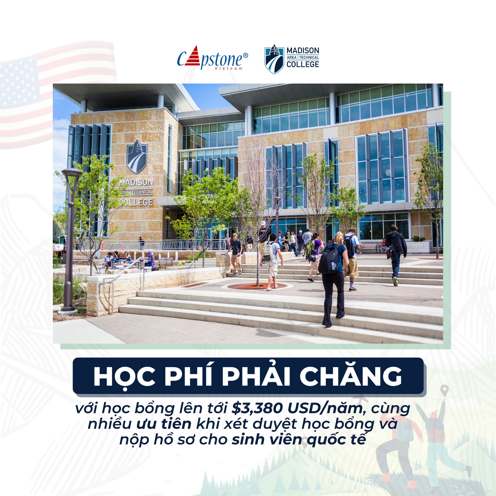CHINH PHỤC GIẤC MƠ UNIVERSITY OF WISCONSIN VÀ TIẾT KIỆM TỚI 70 000 VỚI 𝗠𝗔𝗗𝗜𝗦𝗢𝗡 𝗖𝗢𝗟𝗟𝗘𝗚𝗘