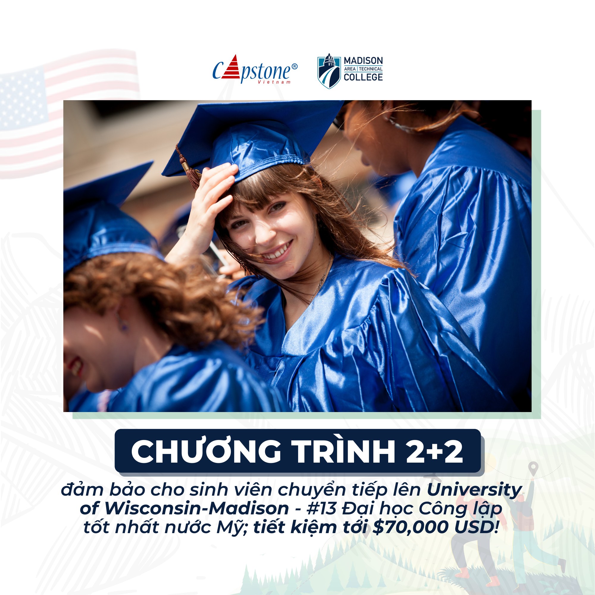 CHINH PHỤC GIẤC MƠ UNIVERSITY OF WISCONSIN VÀ TIẾT KIỆM TỚI 70 000 VỚI 𝗠𝗔𝗗𝗜𝗦𝗢𝗡 𝗖𝗢𝗟𝗟𝗘𝗚𝗘