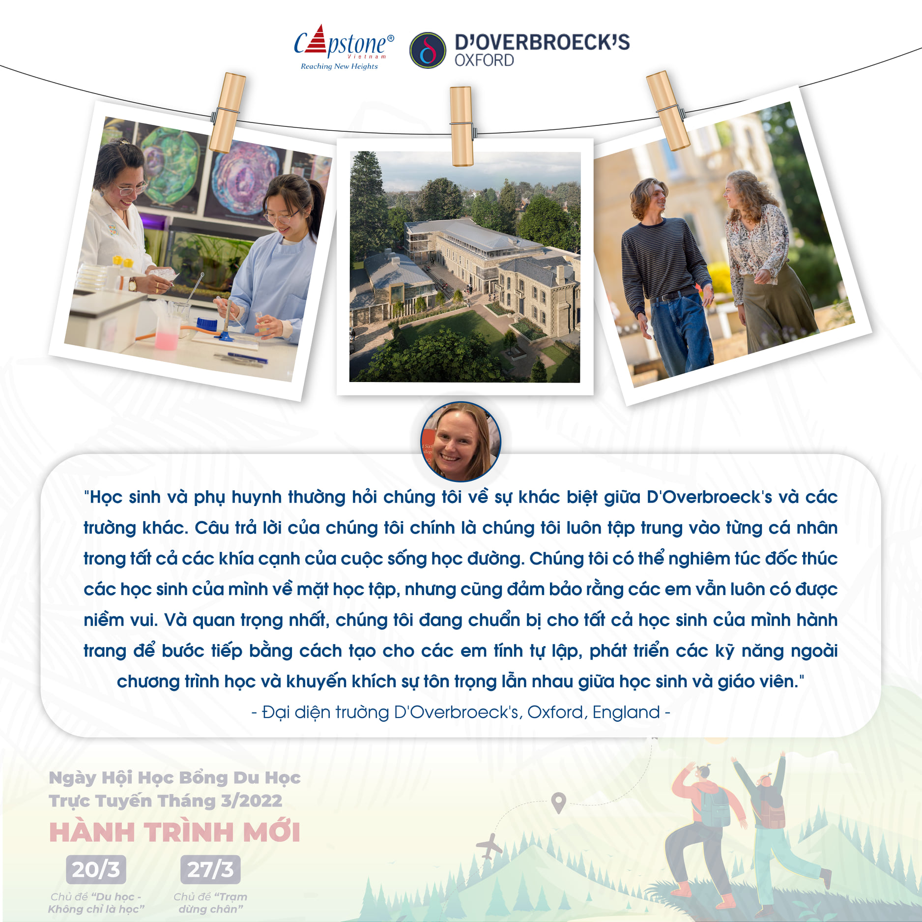 Gặp gỡ đại diện 𝗗 𝗢𝗩𝗘𝗥𝗕𝗥𝗢𝗘𝗖𝗞 𝗦 𝗖𝗢𝗟𝗟𝗘𝗚𝗘 - Trường trung học nội trú hàng đầu anh quốc