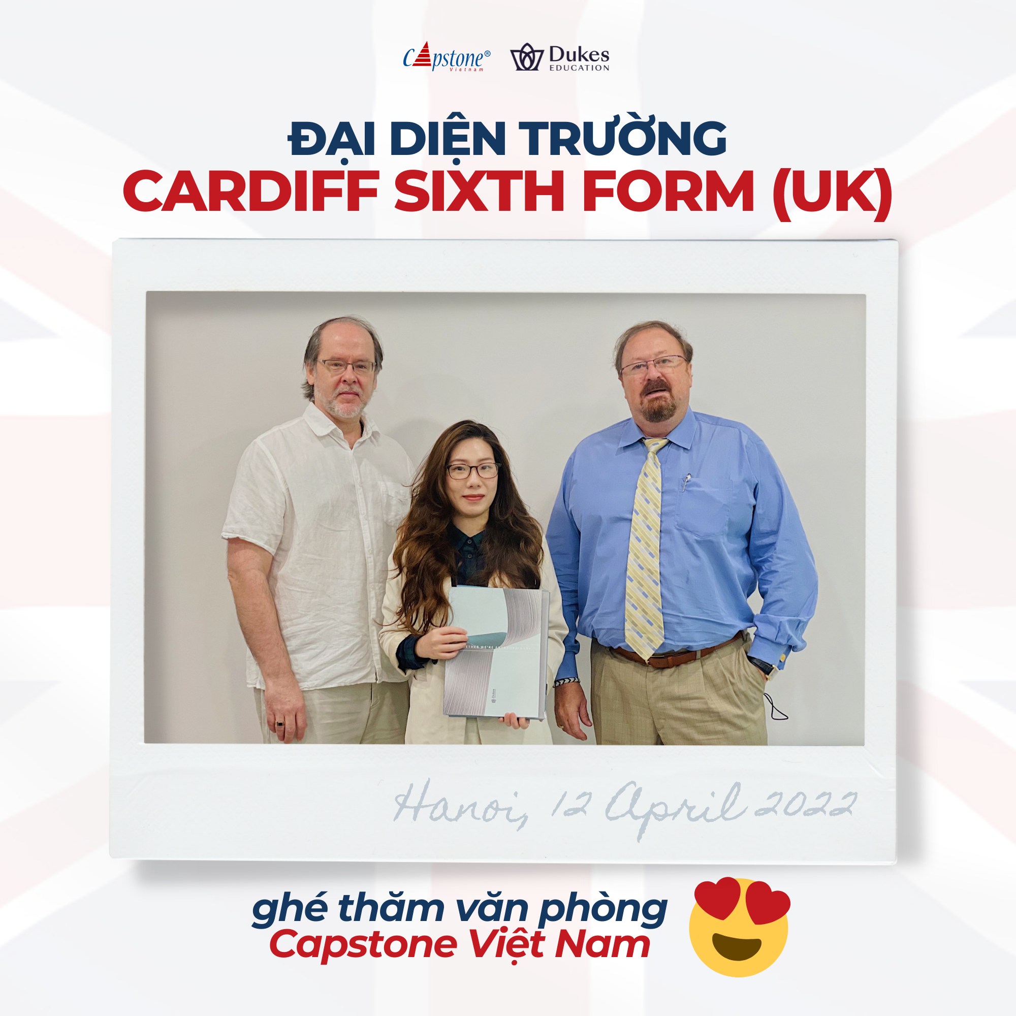 Đón tiếp đại diện Cardiff Sixth Form college
